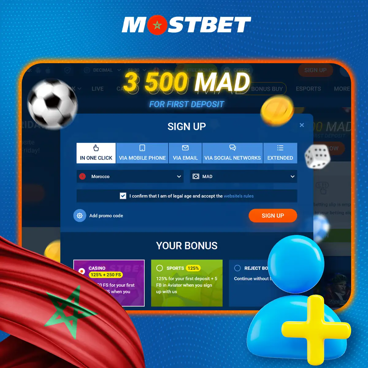 دليل خطوة بخطوة لإنشاء حساب على منصة Mostbet في المغرب